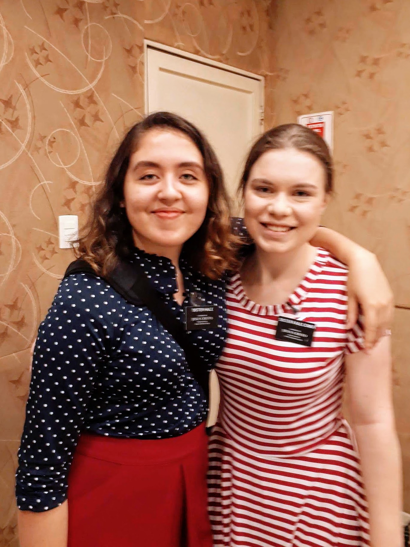 Hannah and Sister Hale at Mr Cheneys--improved