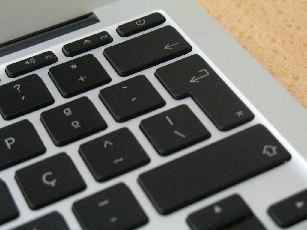 Portuguese keyboard detail